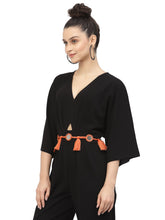 Braided Cotton Wide Belt